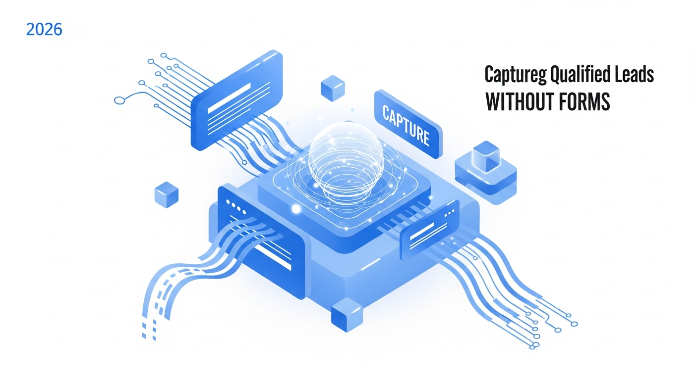 Capturing qualified B2B leads without forms