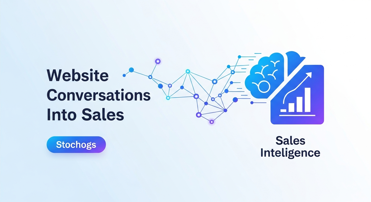Sales intelligence from website conversation insights